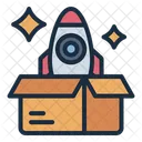 Launch Product Startup New Business Icon