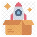 Launch Product Startup New Business Icon