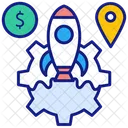 Launch Project Business Innovation Icon