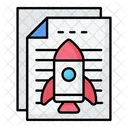 Launch Project Startup Rocket Icon