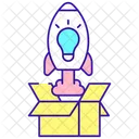 Launching new product Icon