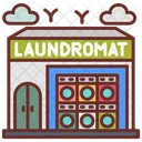 Laundromat Laundry Cleaners Icon