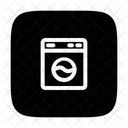 Laundry Washing Machine Washing Icon