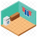 Laundry Cloth Cleaning Cloth Washing Icon