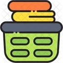 Laundry Basket Clothes Icon