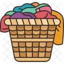 Laundry Basket Clothes Icon