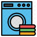 Laundry Washing Machine Cleaning Icon