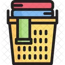 Clothe Basket Laundry Basket Clothes Icon