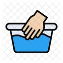 Basket Water Laundry Icon