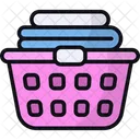 Laundry Basket Cleaning Clean Clothes Icon