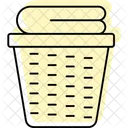 Laundry Basket Color Shadow Thinline Icon Icon