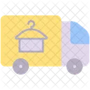 Laundry Clothes Delivery Truck Vehicle Icon