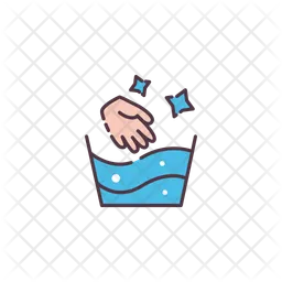 Laundry hand wash  Icon