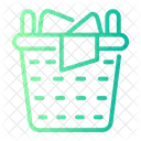 Laundry Basket Washing Icon