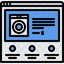 Laundry Machine Website  Icon