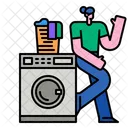 Laundry Man  Icon