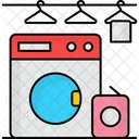 Laundry Room Machine Cloth Delivery Icon