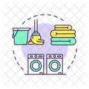 Laundry Room Cleaning Utility Space Icon