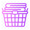 Laundry Service Washing Basket Icon