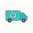 Laundry Service Car Icon