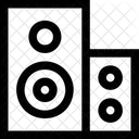 Lautsprecher Wechselstrom Audiobuchse Symbol