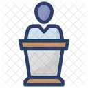 Vortrag Vortrag Rede Icon