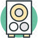 Lautsprecher Tieftoner Subwoofer Symbol