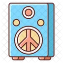 Reggae Lautsprecher Lied Symbol