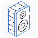 Tieftoner Lautsprecher Audio Box Symbol