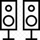 Lautsprecher Tieftoner Sound Symbol