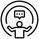 Lautsprecher sprechen  Symbol