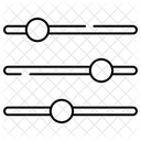 Lautstarke Equalizer Steuerung Symbol