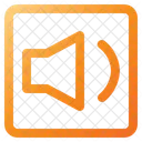 Lautstarke Runter Symbol