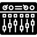 Lautstärkemixer  Symbol