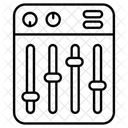 Lautstarkeregler Lautstarkeregler Lautstarke Equalizer Symbol