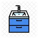 Bano Lavabo Porcelana Icono