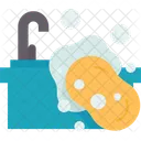 Lavado Limpieza Fregadero Icono