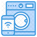 Lavadora Inteligente Internet De Las Cosas Aplicacion Icono
