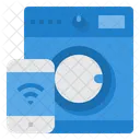 Lavadora Inteligente Internet De Las Cosas Aplicacion Icono