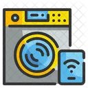 Lavadora Inteligente Lavadora Servicio De Limpieza Icono