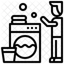 Lavanderia Lavanderia Moveis E Utensilios Domesticos Ícone