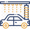 Lavage De Voiture Lavage De Train De Roulement Vehicule Icône