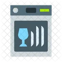 Lave Vaisselle Cuisine Plat Icône