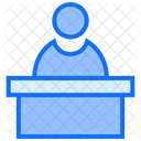 Law Justice Witness Icon