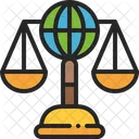 Law Climate Change Balance Icon