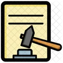 Court Order Law Icon