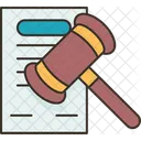 Law Paper Legal Icône