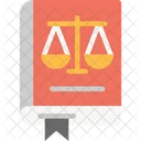 Law Book Law Justics Icon