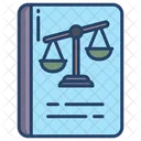 Law Book Book Balance Icon
