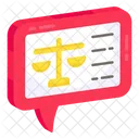 Law Chat Communication Conversation Icon
